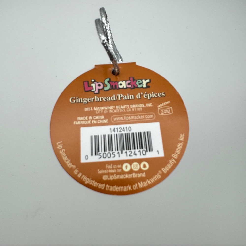 Gingerbread latte cup Lip Smacker Limited Edition Holiday 2024 Ornament .26oz - Picture 7 of 7